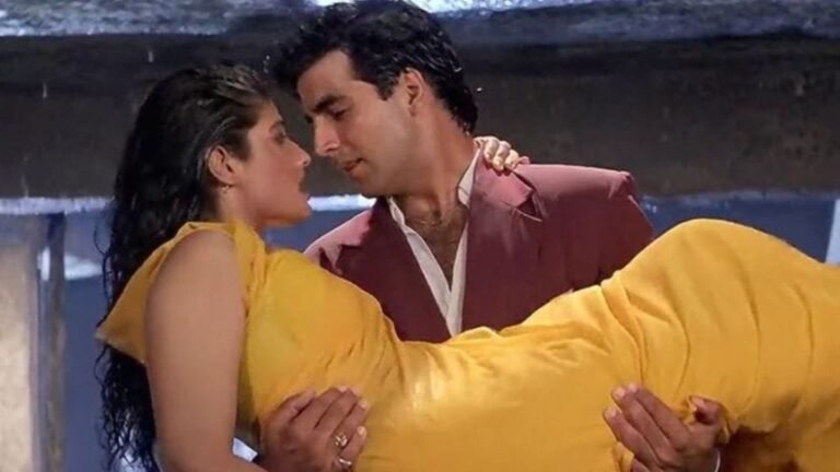 Raveena-Tandon-Shooting-Kissa